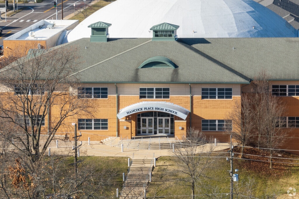 Hancock Place High School in St. Louis, MO focuses on fostering academic growth.
