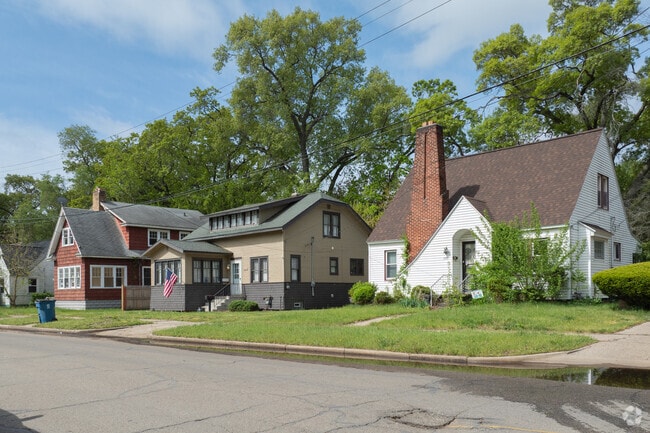 Muskegon Heights is known for having many large trees and smaller yards.