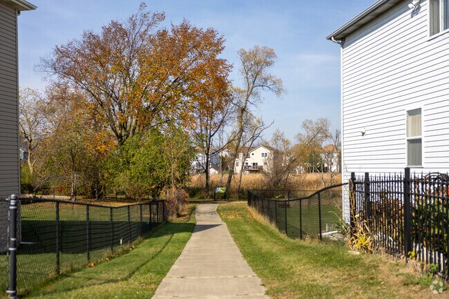 Encompassed by the neighborhood, Park in the Glenn backs many of the homes here.