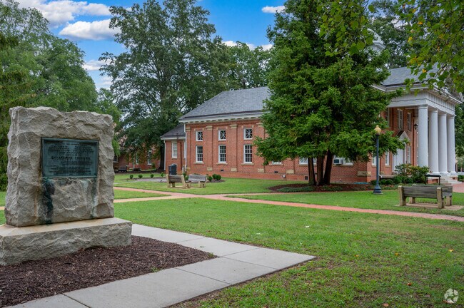 Come sit in the park and enjoy the history of Chesterfield Courthouse.