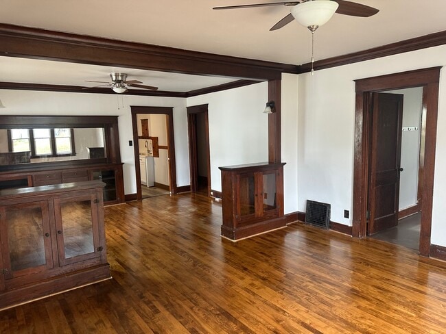 Split Living and Dining Room