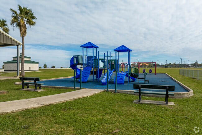 Playground fun awaits kids at Bayshore Park in Bacliff.