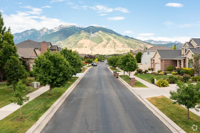 Residents have breathtaking mountain views from their homes in Draper.