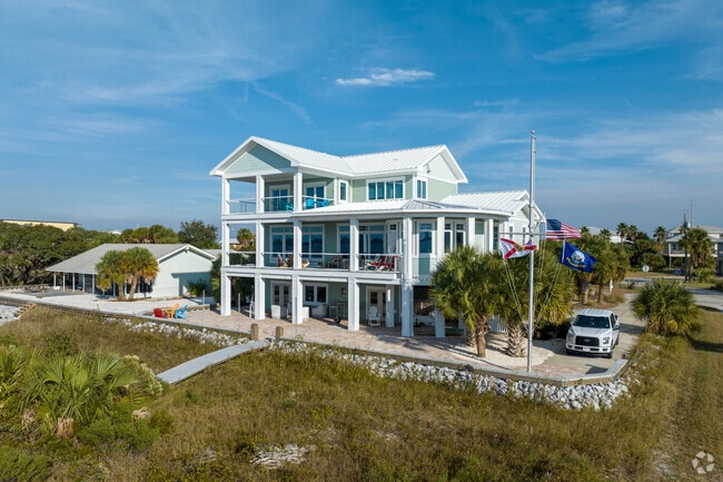Pensacola Beach is the perfect setting for traditional southern homes and their balconies.