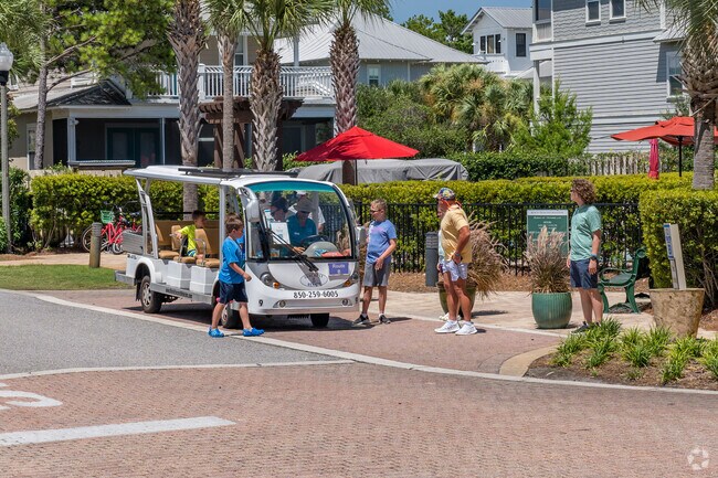 A tram service is available in Seacrest Beach allowing easy transportation to the beach.