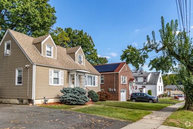 A row of classic Cape Cod homes highlights the quaint and inviting charm of Winfield, NJ.