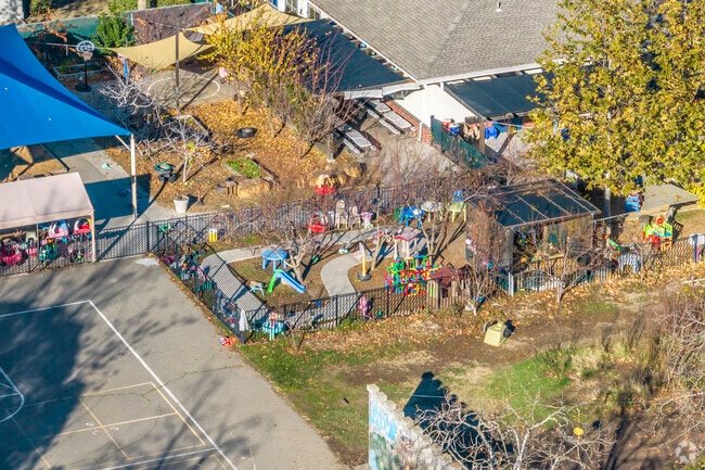 Your kids will love the playground at Peregrine Elementary School.