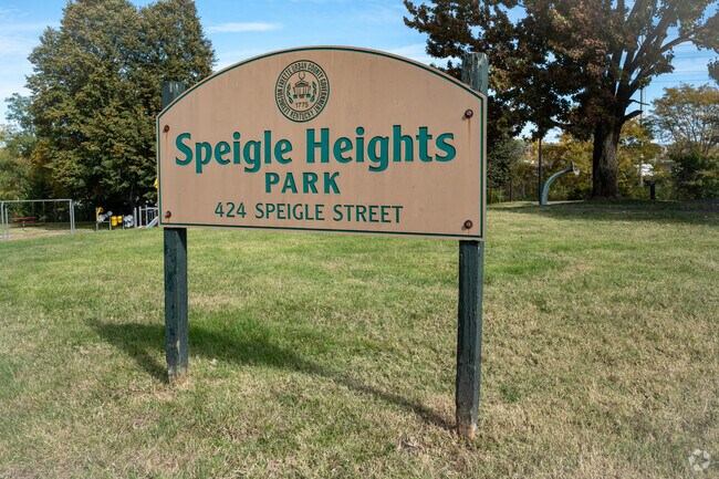 Speigle Heights serves as a gathering place for families and neighbors.