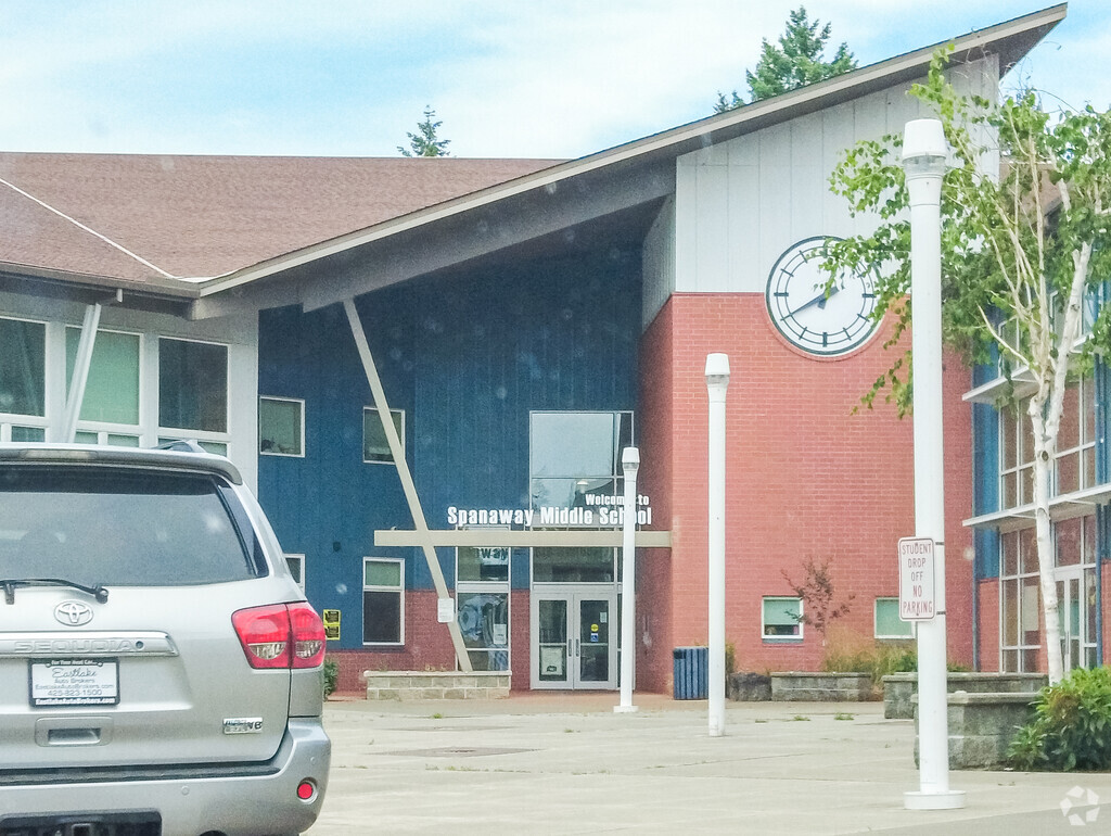 Spanaway Middle School serves grades 6-8.