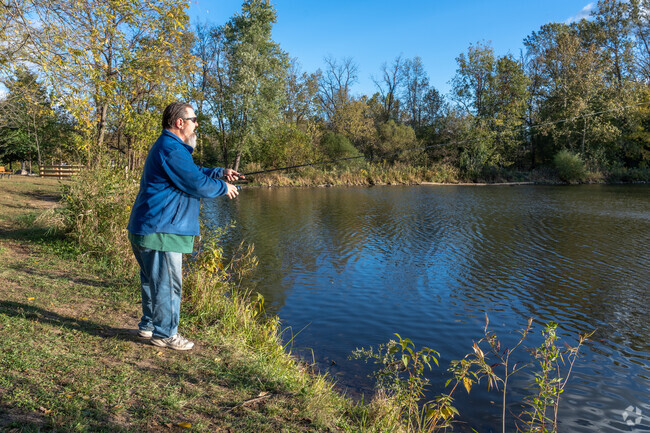 There is great fishing at Echo Hollow Nature Park close to West Newton.