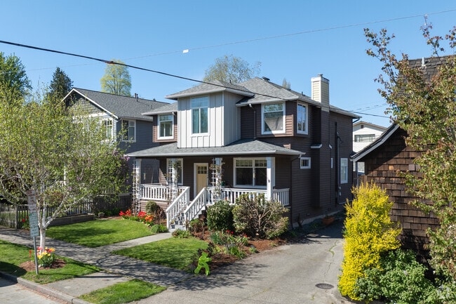 Larger Craftsman homes are among the many home styles found throughout the Madison Valley.