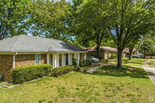 In Hickory Hill, you will find inviting ranch-style homes on a shaded street.