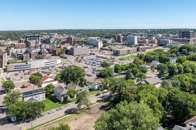 Pettigrew Heights is located next to downtown Sioux Falls.