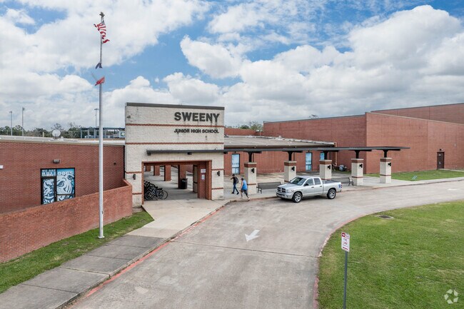 Sweeny Junior High School serves grades 6-8 in the Sweeny neighborhood.