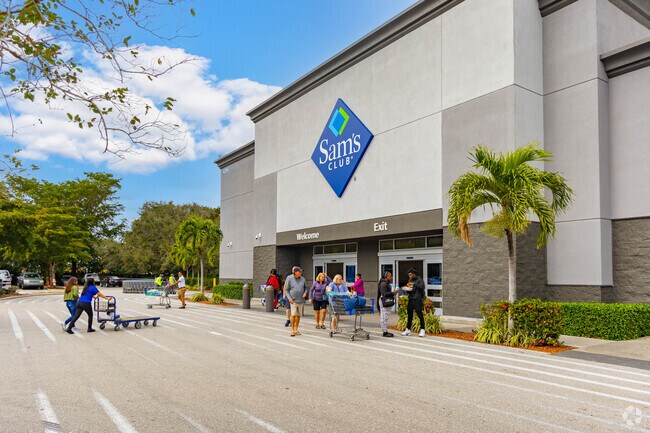 Lone Pines residents benefit from Sam's Club, a neighborhood amenity for essentials.