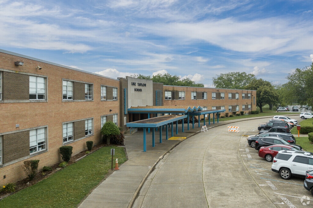 Lake Taylor Middle School near the Poplar Halls neighborhood of Norfolk, Virginia.