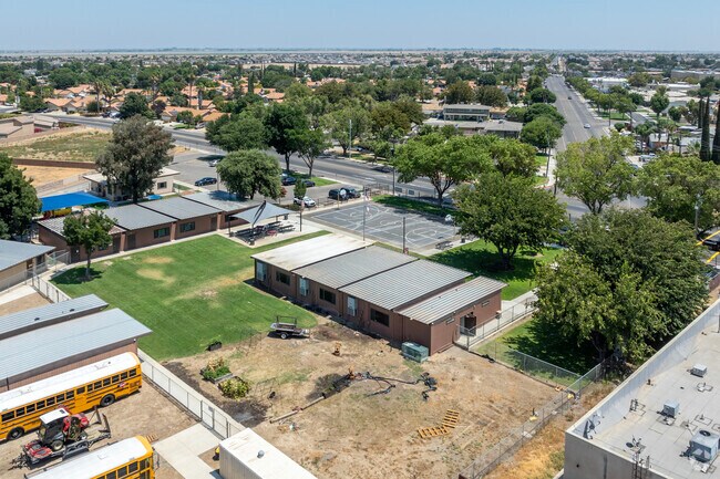 The classrooms at San Luis High School in Los Banos.