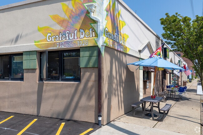 The Grateful deli serves up tasty sandwiches in a Grateful Dead themed eatery in Loch Arbour.