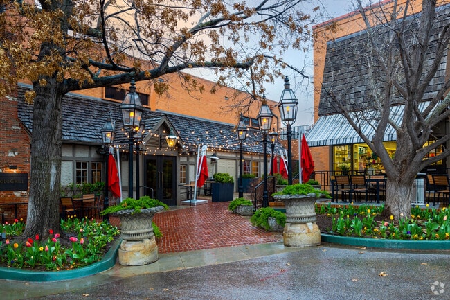 Yorktown's Utica Square is a great place to spend the evening browsing its shops and dining.