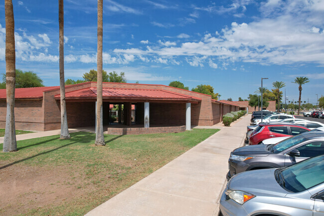 Gilbert Elementary has a couple of entry points in its campus.