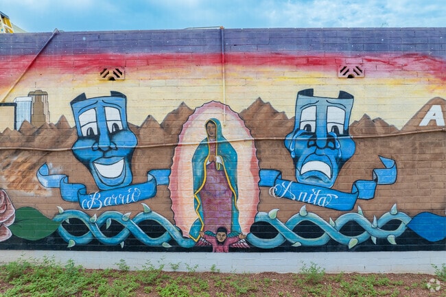 La Guadalupana is vital to the spirit of Barrio Anita as long-time residents are religious.