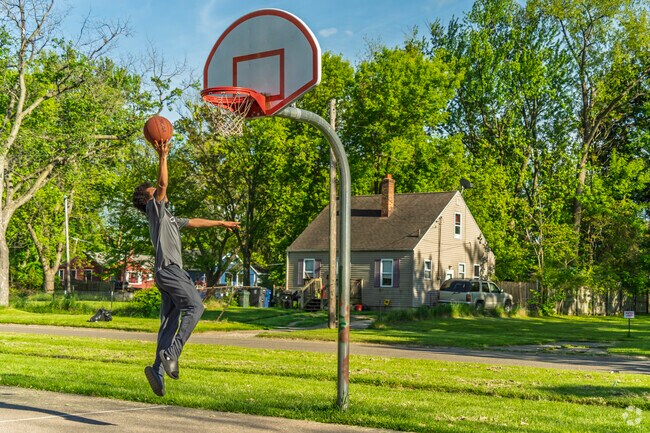 Basketball is available for all ages at Amos Park.