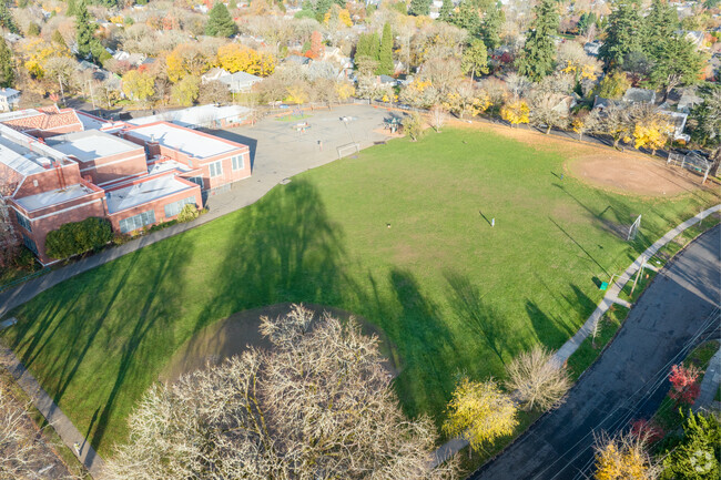 Kids stay active at the sports fields at Duniway Elementary on S Reed College Pl in Portland.