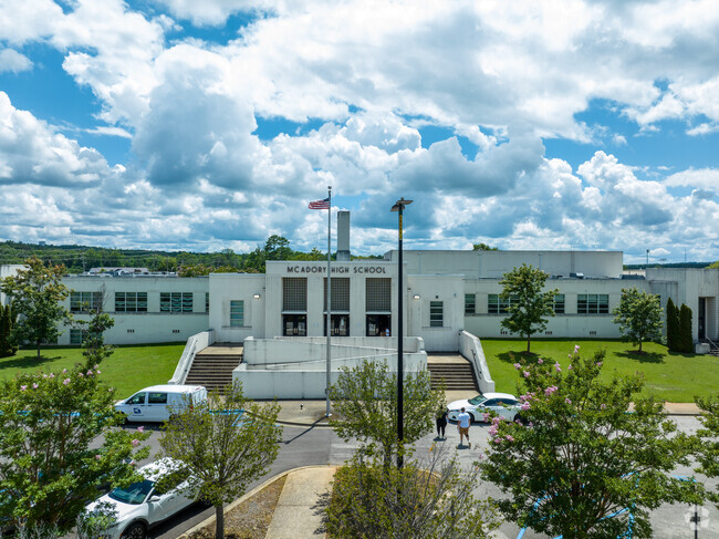 Mcadory High School is located at 4800 McAdory School Rd, McCalla, AL 35111.