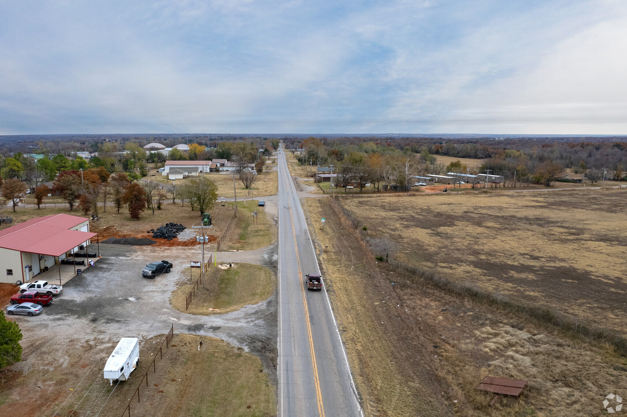 Take a short drive through the main street of Dibble.