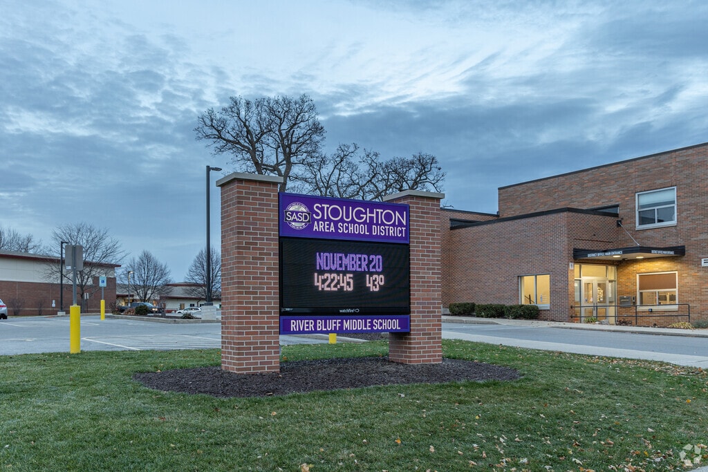 Students in Stoughton can attend River Bluff High School.