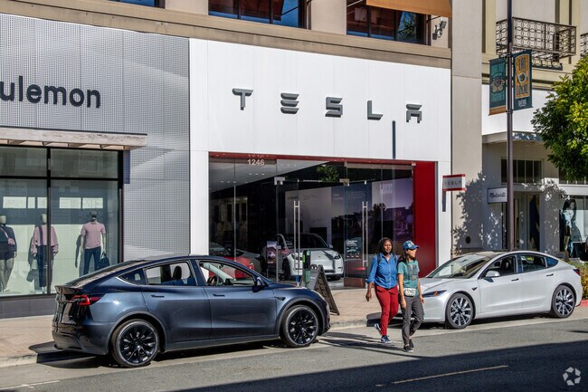 You can purchase your favorite Teslas at the Broadway Plaza in Walnut Knolls.