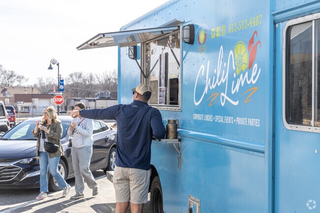 You'll often see food trucks around happy hour on the streets of downtown Prior Lake.