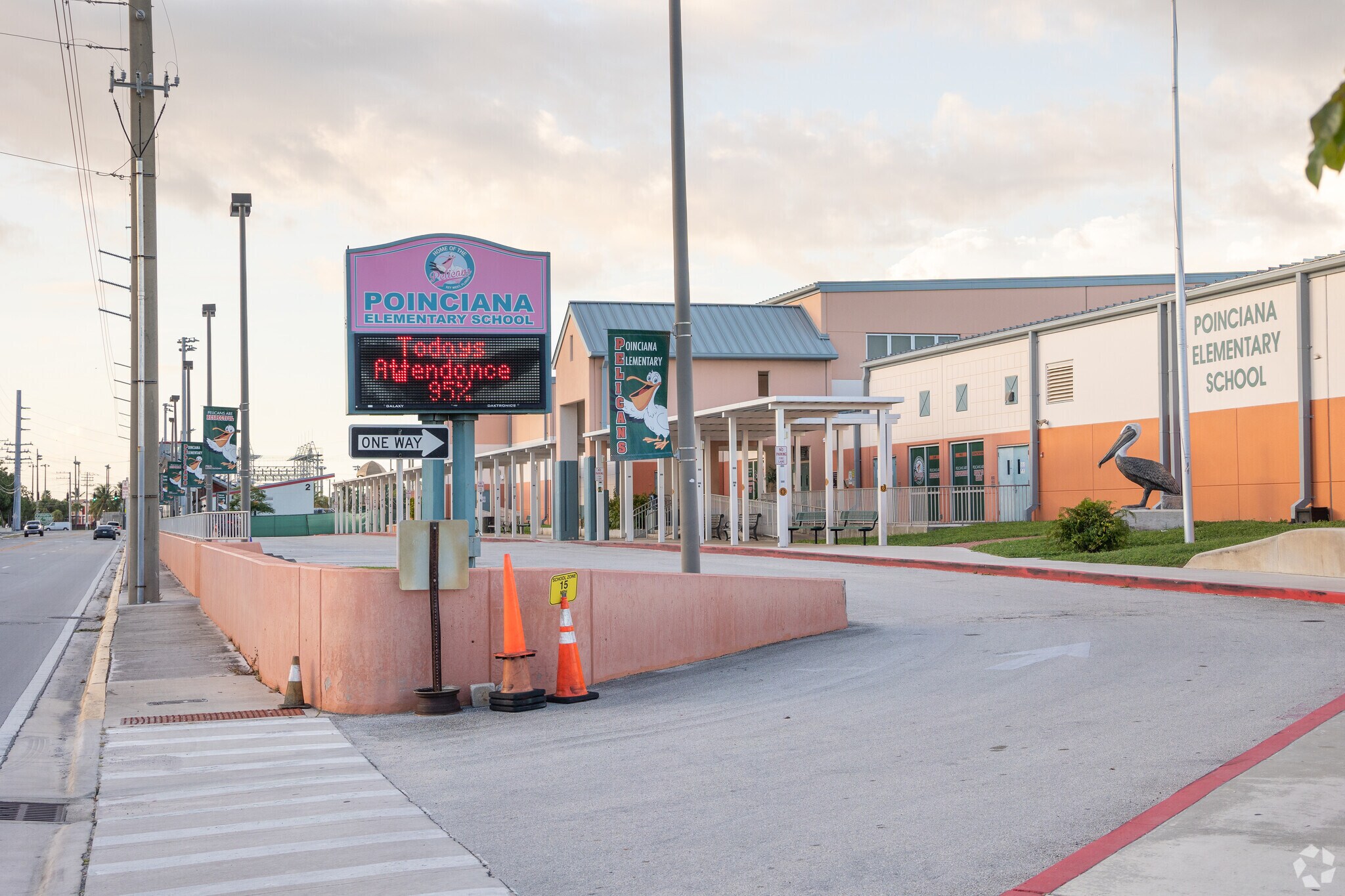 Poinciana Elementary School is the first step in education for the New Town students.