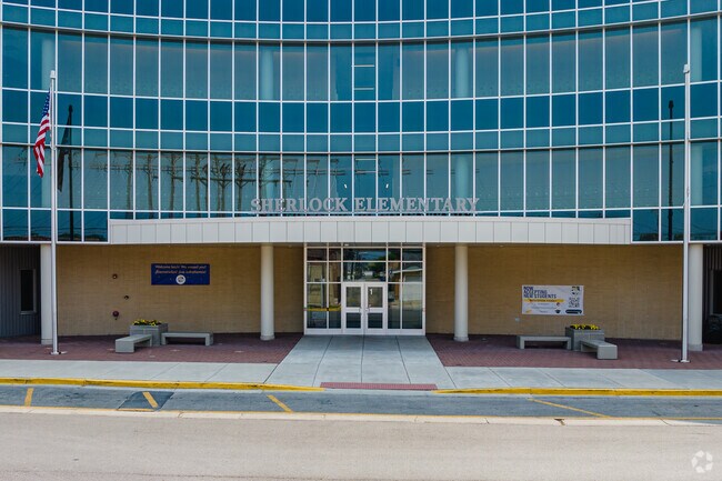 Sherlock Elementary School has about 550 students.