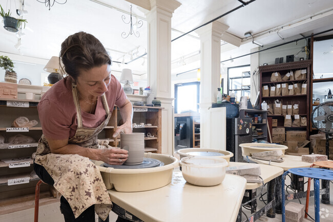 Sawmill Pottery makes a great activity stop after a meal downtown.