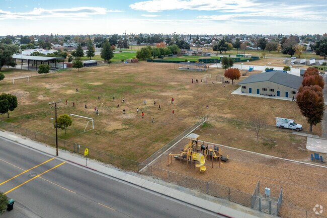 The sports fields at Woodrow Wilson Elementary School in Selma.