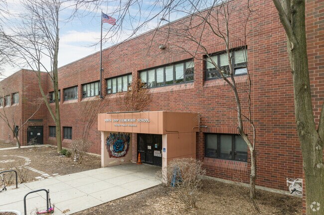 South Loop Elementary School is a Magnet Cluster school and serves students in the neighborhood.