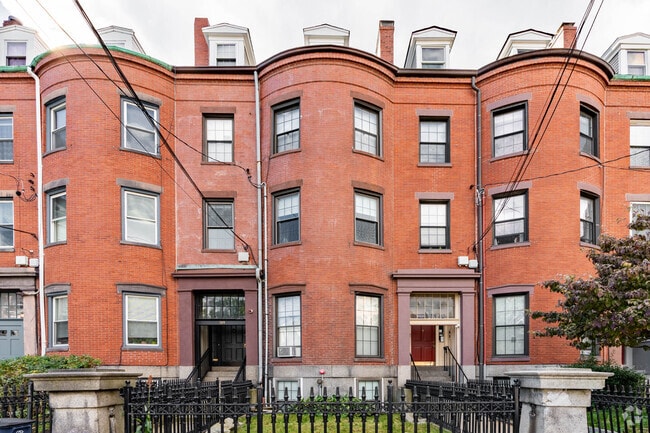 Brownstone condo's and apartments located in the Jeffries Point neighborhood.