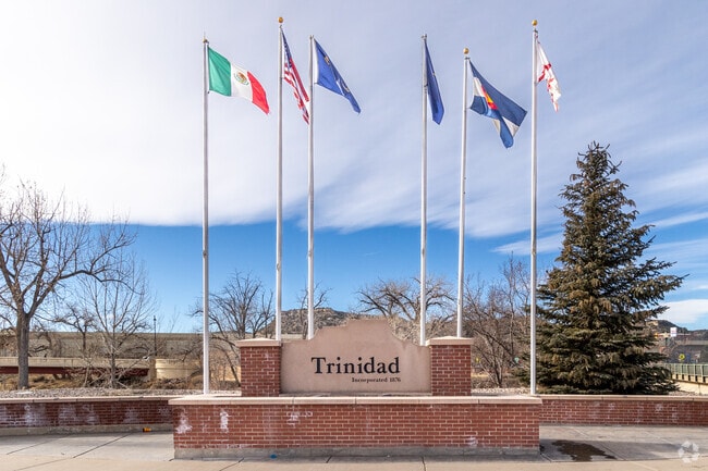 Trinidad, CO lies between the New Mexico border and Pueblo, CO.