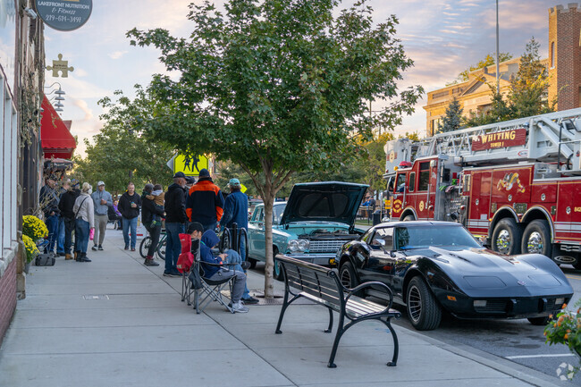 Cruise Nights is an event in Whiting that lets locals bring classic cars to Downtown Whiting.