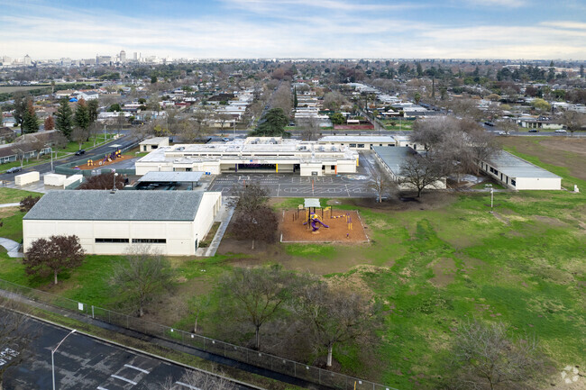 A view of Edison-Bethune Charter Academy School in Fresno.
