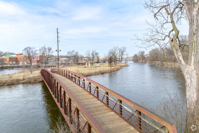 Bike trails keep residents active at Clark Island in Batavia.