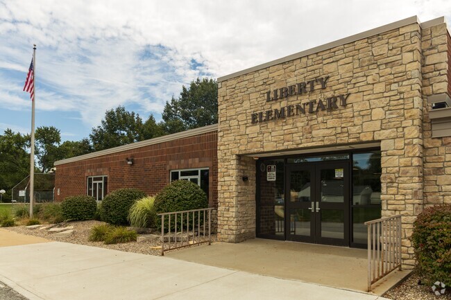 Liberty Elementary School serves students in the Hobart community.