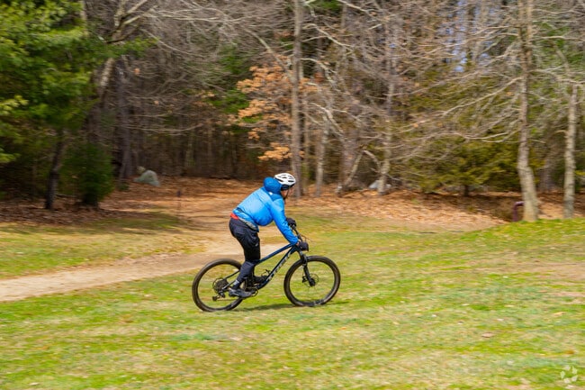 Bikers of Park-Proctor have loads of fun when riding the trails at Great Brook Farm State Park.