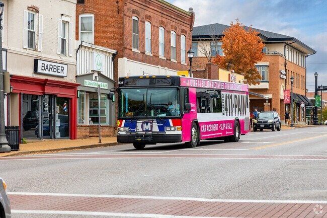 Public transportation adds to the convenience of living in Kirkwood.