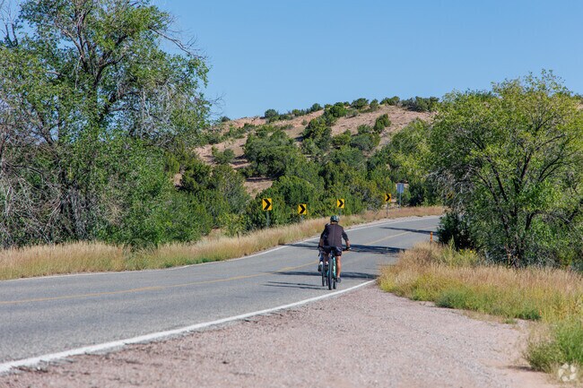 Residents of Encantado enjoy cycling up and down the challenging roads around the neighborhood.