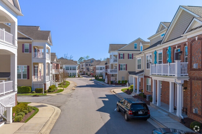 Condos Line the Streets in This Section of Brier Creek