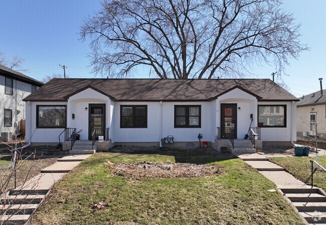 Some Columbia Park residents live in duplexes with classic designs.