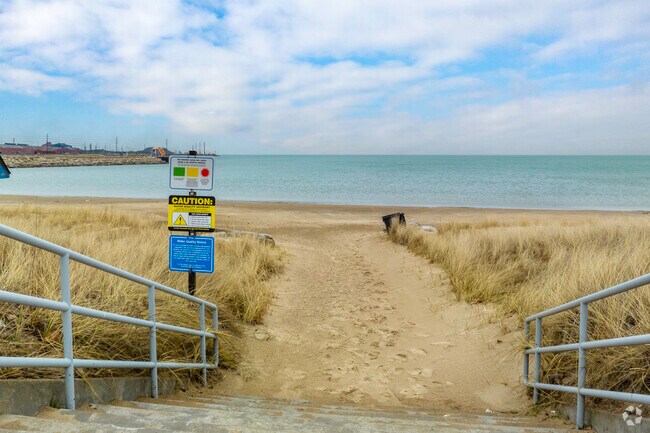 East Chicago features a wonderful beach for residents.