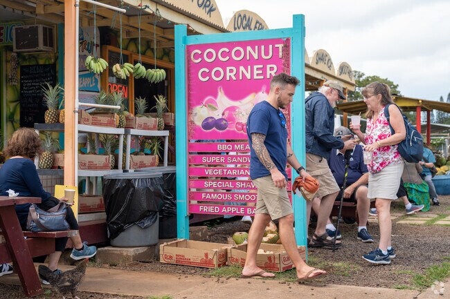 Stores in Waimea and Hanapepe offer locally made and grown goods to tourists and locals.